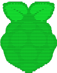 raspberry pi logo ascii style